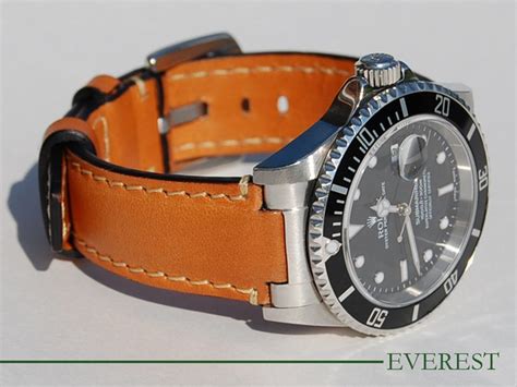 everest rolex leather strap review|genuine Rolex leather straps.